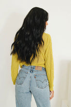 Load image into Gallery viewer, French River Button Front Knit Top // Mustard