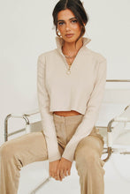 Load image into Gallery viewer, Famous Groupies Knit Top // Natural