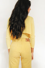 Load image into Gallery viewer, New Attitude Knit Cardi Set // Lemon