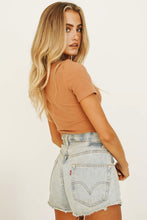 Load image into Gallery viewer, Freshly Picked Button Front Top // Tan