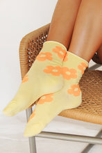 Load image into Gallery viewer, Feelin' Peachy Socks // Yellow