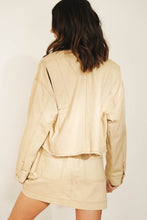 Load image into Gallery viewer, Fashion Calendar Denim Jacket // Sand