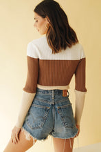 Load image into Gallery viewer, Billie Ribbed Knit Top // Chocolate