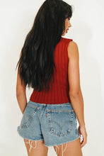 Load image into Gallery viewer, Moment In Time Ribbed Knit Top // Burgundy