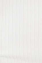 Load image into Gallery viewer, Manhattan Minimalist Ribbed Knit Top // White