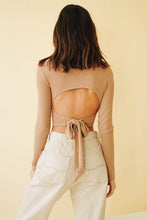 Load image into Gallery viewer, Last Night Tie Back Top // Mocha