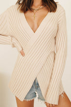 Load image into Gallery viewer, La Mer Ribbed Knit Top // Natural
