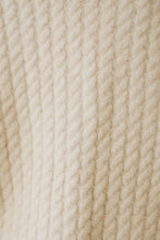 Load image into Gallery viewer, Honey Button Front Knit Top // Cream