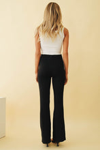 Load image into Gallery viewer, In The Movies Ribbed Knit Pants // Black