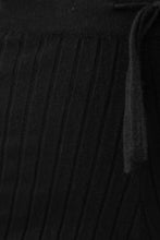 Load image into Gallery viewer, In The Movies Ribbed Knit Pants // Black