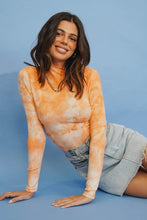 Load image into Gallery viewer, Fresh Look Tie Dye Top // Orange