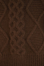 Load image into Gallery viewer, Artist Muse Knit Cardigan // Chocolate