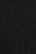 Load image into Gallery viewer, Afterparty Ribbed Knit Top // Black