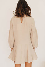 Load image into Gallery viewer, Monaco Frill Mini Dress // Beige
