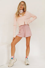 Load image into Gallery viewer, Girl Gang Button Front Knit Top // Pink
