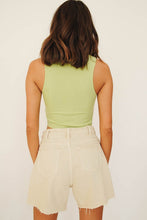 Load image into Gallery viewer, Must Have Ribbed Top // Lime