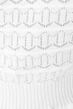 Load image into Gallery viewer, Frontline Button Front Knit Top // White