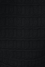 Load image into Gallery viewer, Frontline Button Front Knit Top // Black