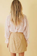 Load image into Gallery viewer, April In Paris Button Front Shirt // Spot
