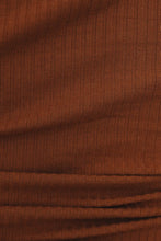 Load image into Gallery viewer, For Now Ribbed Drawstring Top // Tan