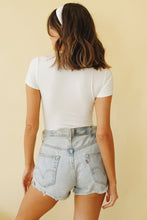 Load image into Gallery viewer, Arizona Muse Bodysuit // White