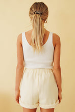 Load image into Gallery viewer, Arianne Button Front Knit Top // White