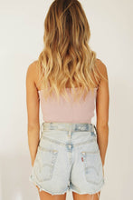 Load image into Gallery viewer, In The Details Button Front Knit Cami // Rose