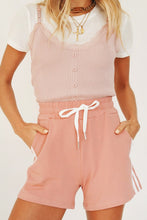 Load image into Gallery viewer, In The Zone Stripe Shorts // Pink