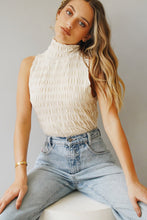 Load image into Gallery viewer, By Your Side Ruched Knit Top // Natural