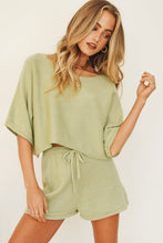 Load image into Gallery viewer, Boyfriend Knit Shorts // Sage