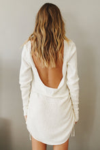 Load image into Gallery viewer, Cocktails All Night Knit Mini Dress // White