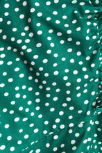 Load image into Gallery viewer, Downtown Studio Wrap Mini Dress // Emerald