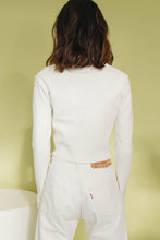 Load image into Gallery viewer, Famous Groupies Knit Top // White
