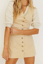 Load image into Gallery viewer, Girl Revolution Mini Dress // Sand

