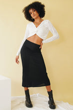 Load image into Gallery viewer, Dream Weaver Knit Top // White
