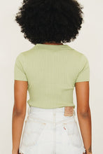 Load image into Gallery viewer, Another You Ribbed Knit Top // Sage
