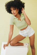 Load image into Gallery viewer, Another You Ribbed Knit Top // Sage
