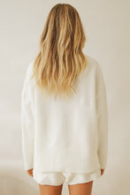 Load image into Gallery viewer, About You Button Front Knit Top // White
