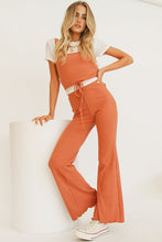 Load image into Gallery viewer, 70&#39;s Supermodels Ribbed Top // Rust
