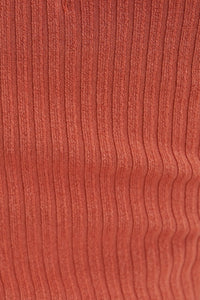 70's Supermodels Ribbed Pants // Rust