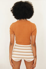 Load image into Gallery viewer, All Day Button Front Knit Top // Tan
