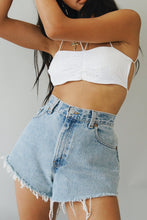 Load image into Gallery viewer, Bella &amp; Hailey Lace Tie Back Crop // White
