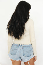 Load image into Gallery viewer, Along The Way Button Front Knit Top // Natural
