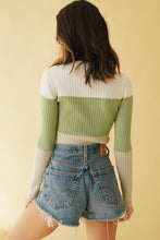 Load image into Gallery viewer, Billie Ribbed Knit Top // Sage
