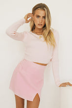 Load image into Gallery viewer, Beauty In Motion Drawstring Knit Top // Pink
