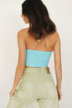 Load image into Gallery viewer, 90&#39;s Cool Halter Top // Aqua
