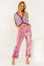 Load image into Gallery viewer, Femme Cool Button Front Knit Top // Purple
