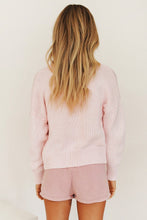 Load image into Gallery viewer, Girl Meets Boy Button Front Knit Cardigan // Pink
