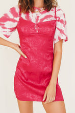 Load image into Gallery viewer, 90&#39;s Party Scene Mini Dress // Hot Pink
