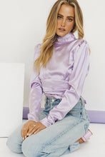 Load image into Gallery viewer, Miss Italiano Tie Back Top // Lilac
